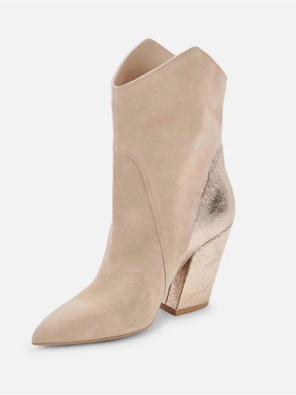 Dolce Vita Nestly Suede Pointed Toe Booties Size 9